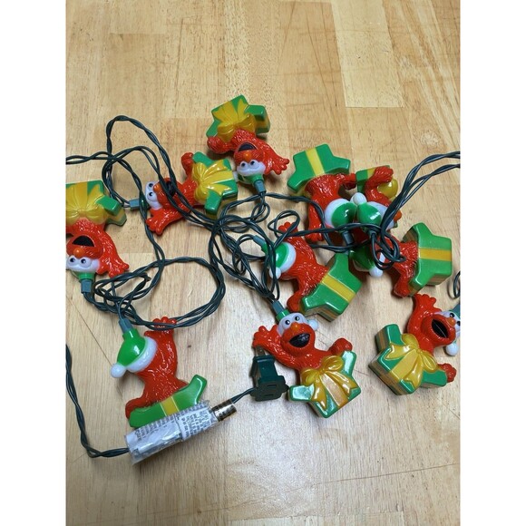 Sesame Street Other - Vintage Kurt S. Adler Sesame Street Elmo Christmas Present String Lights Tested